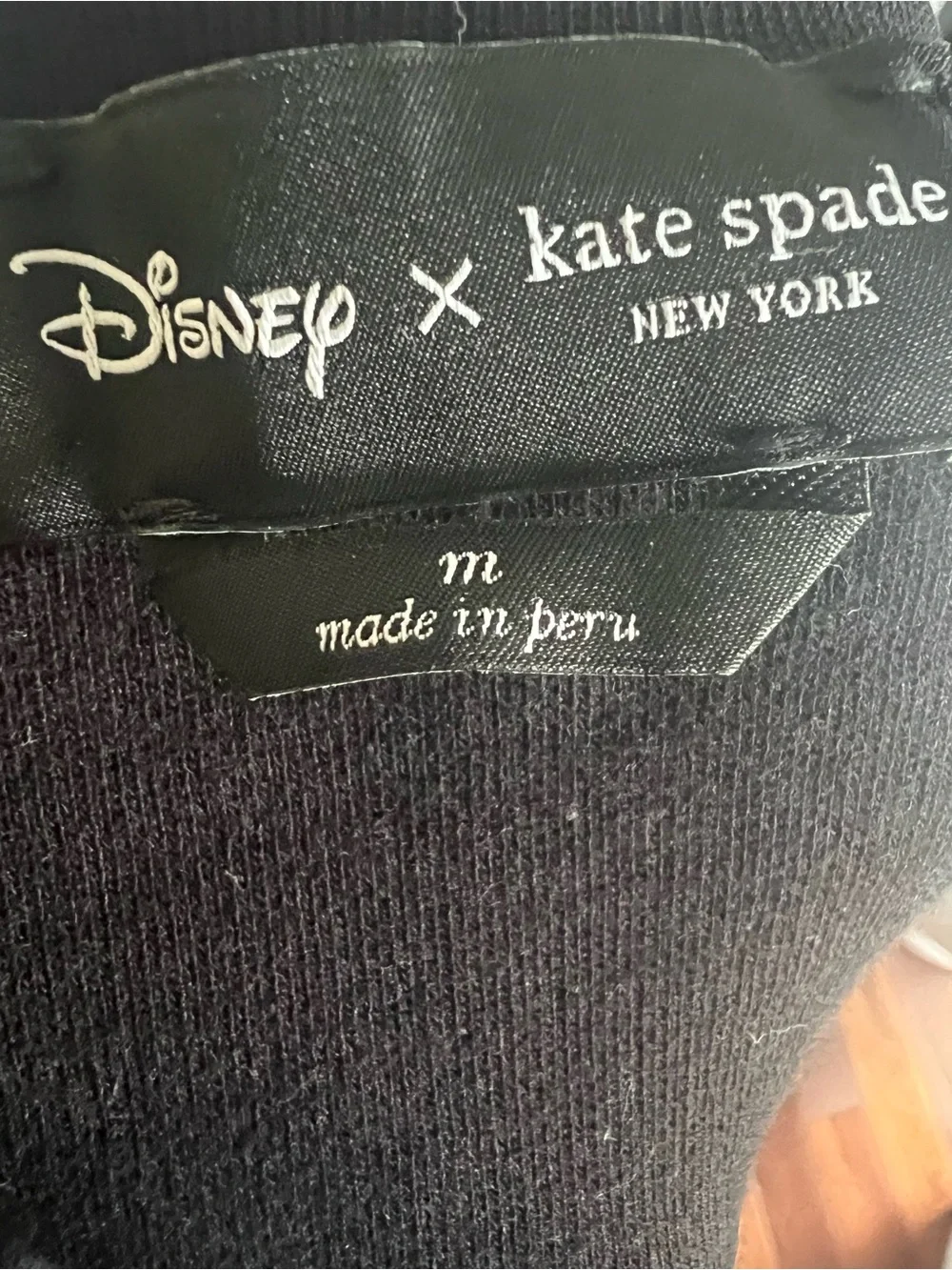 kate spade Black Disney x kate spade crewneck Top size M